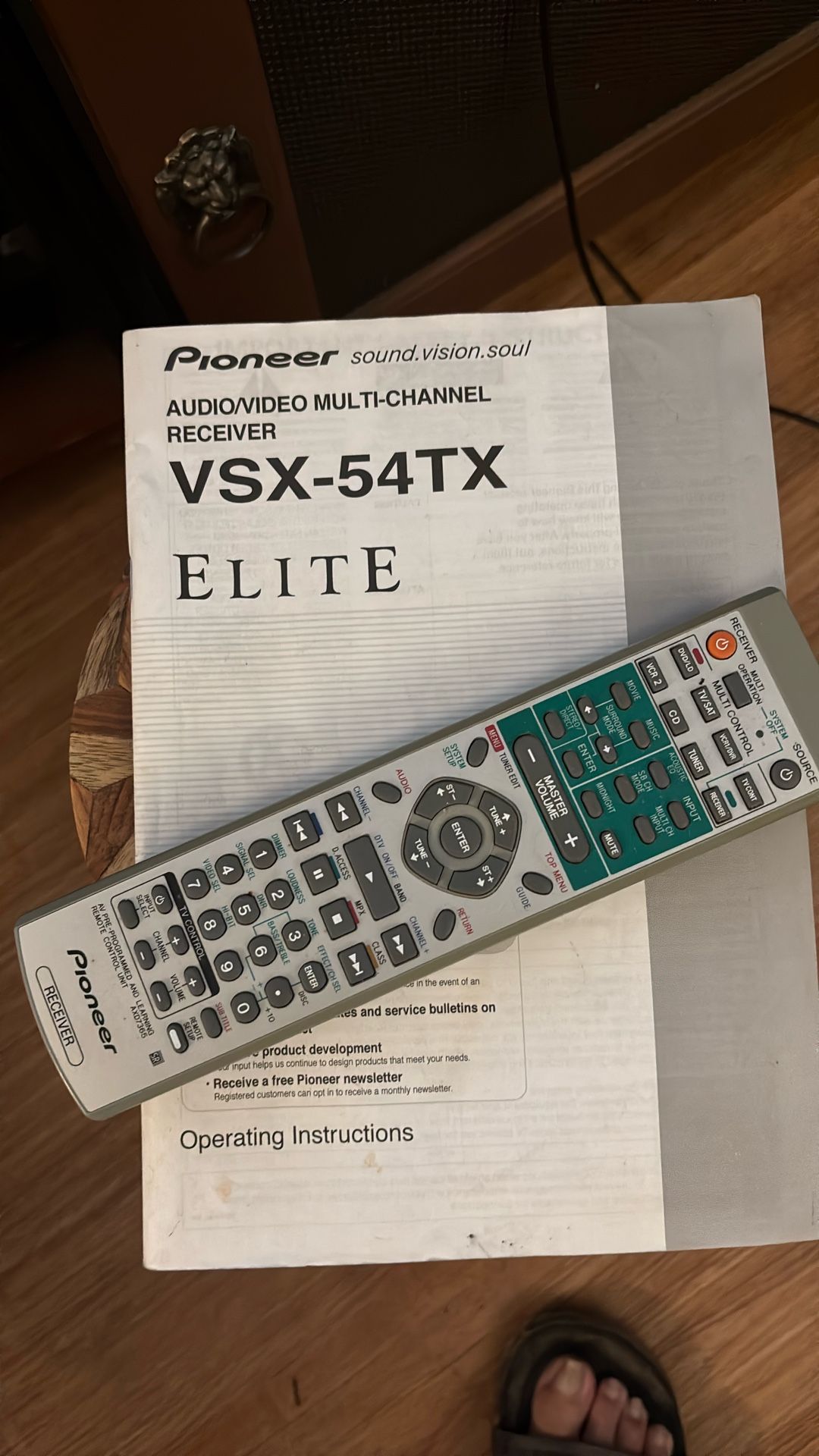Free Pioneer Vsx 54 Tx Elite