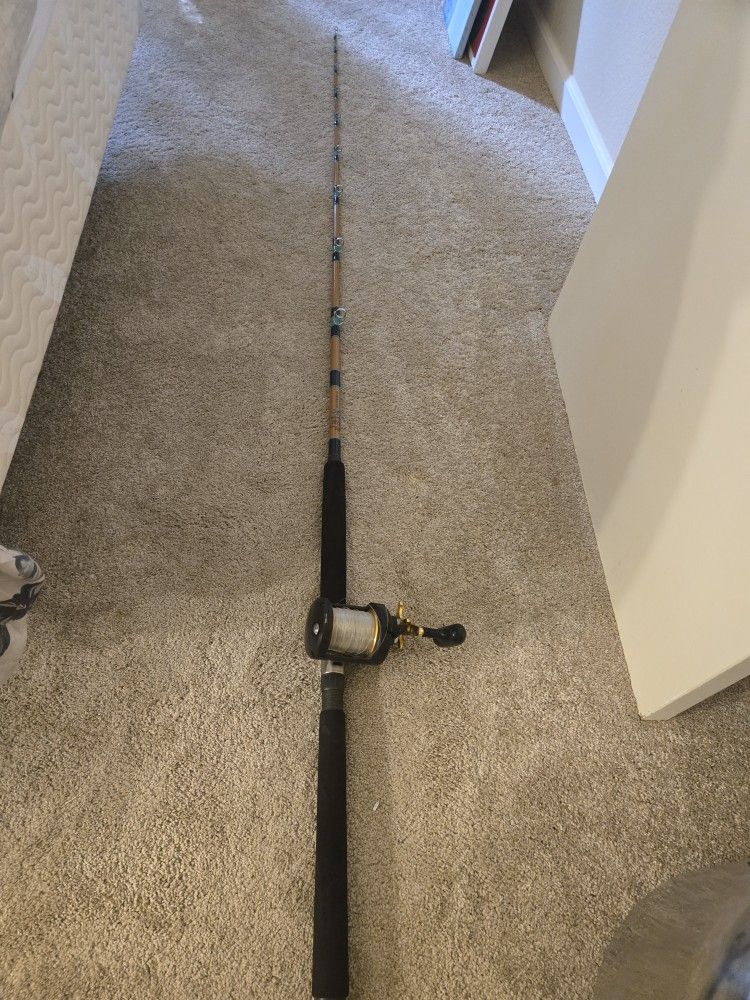 7' Calstar Deep Sea Rod and Daiwa reel
