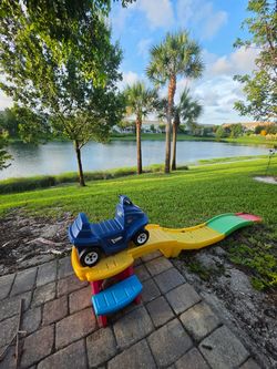 Kids rollercoaster with car