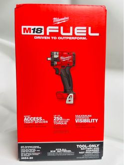 Milwaukee M18 Fuel 3/8 Compact Impact TOOL ONLY TOOL ONLY