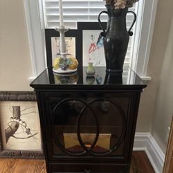 Black Cabinet/Bedside Table 