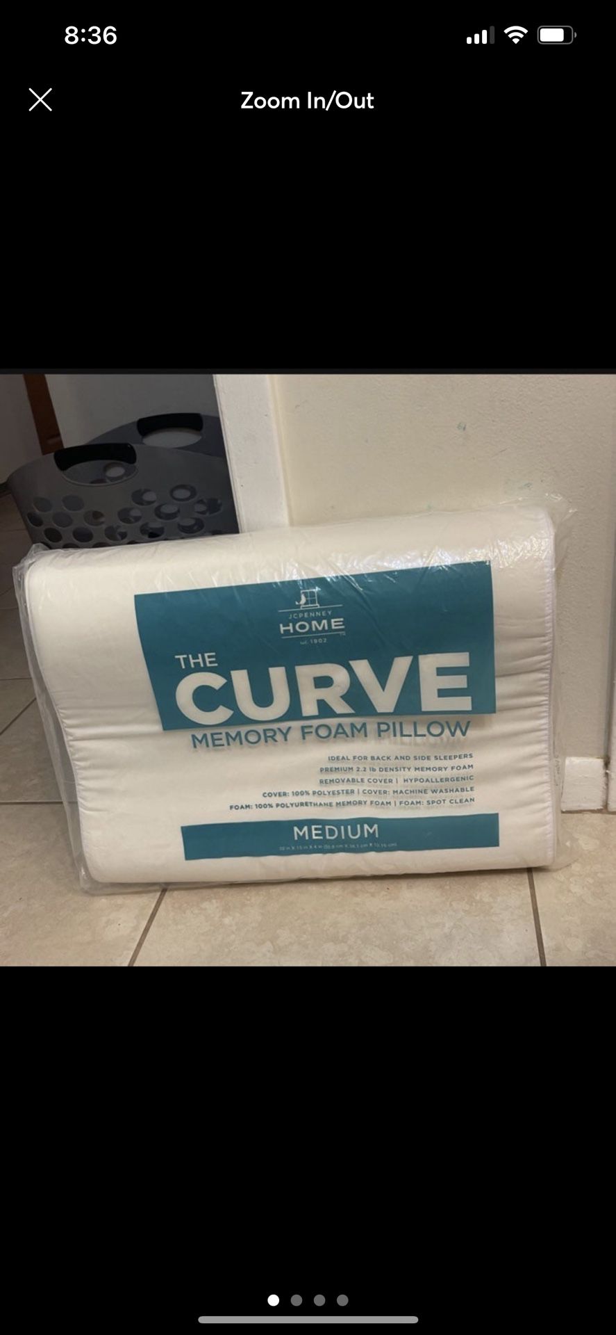 Curve Memory Foam Contour Pillow