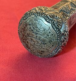Walking Stick - French 1890’s - Silver Repousse Handle