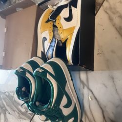 Jordan 1s , Nike Dunks 