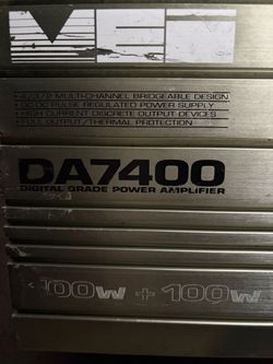 VEI DA7400 Digital Grade Power Amplifier