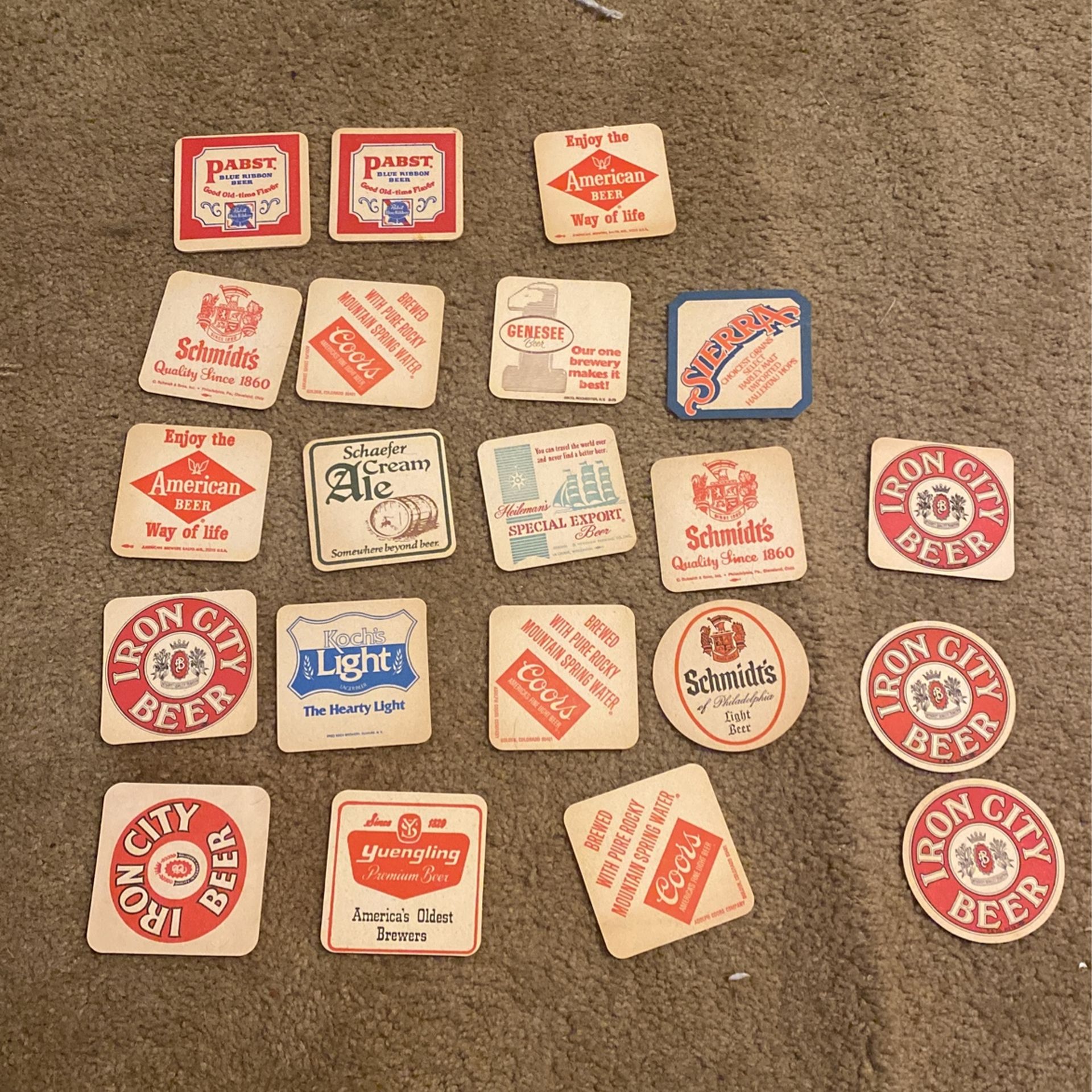 Assorted Beer Coasters