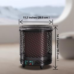 Space Heater, Voice Control Electric Heaters for Indoor Use, 360° #1290L UP1