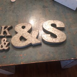 Metal Letters Etc.