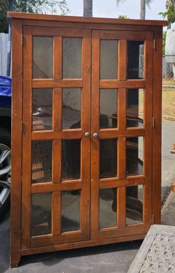 Solid wood book or display case