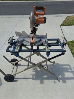 10 in Cutting saw with stand  rigid