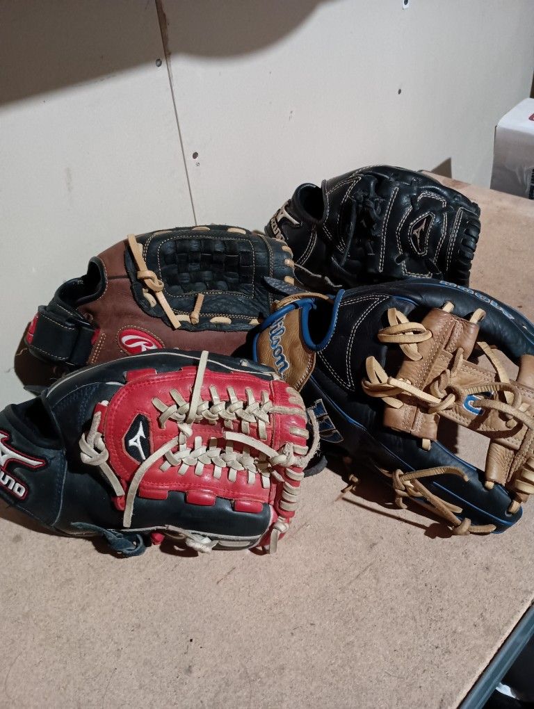 Baseball Gloves, Cleats, Helmets