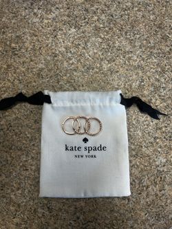 KATE SPADE Full Circle Stack 3 ROSE GOLD STACKABLE RING BAND RINGS