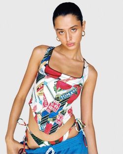 Miaou Campbell corset top in figaro size S small