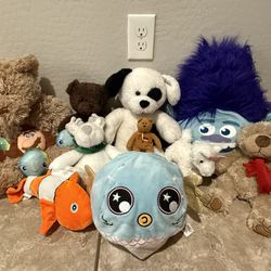 Large Plush Toy Bundle – Clean Mix + Webkinz Dog