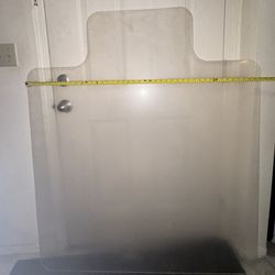 Heavy-Duty Polycarbonate Office Chair Mat – 44” x 52” w/ Lip