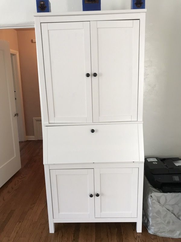 Ikea Hemnes Secretary Desk Desk Design Ideas