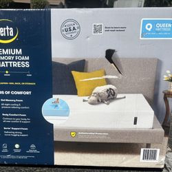 Serra Gel Memory Foam Queen 10” Mattress *New*