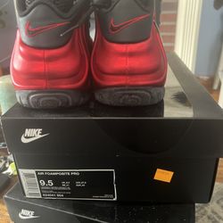 Ds Varsity Red Foamposite Pro Size 9.5💥🔥