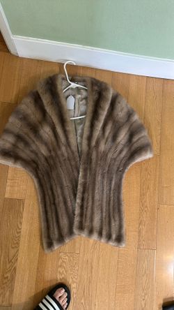 Scandinavian Genuine Mink Stole Wrap