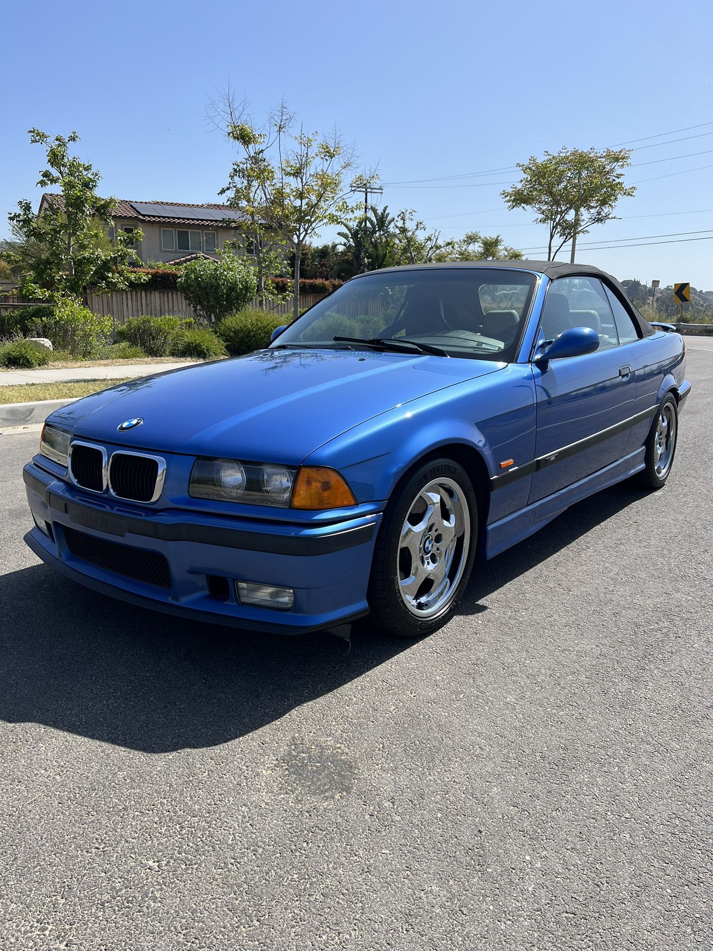 For Sale 1999 BMW E36 M3 Automatic Estoril Blue 2 door convertible in great condition ! 