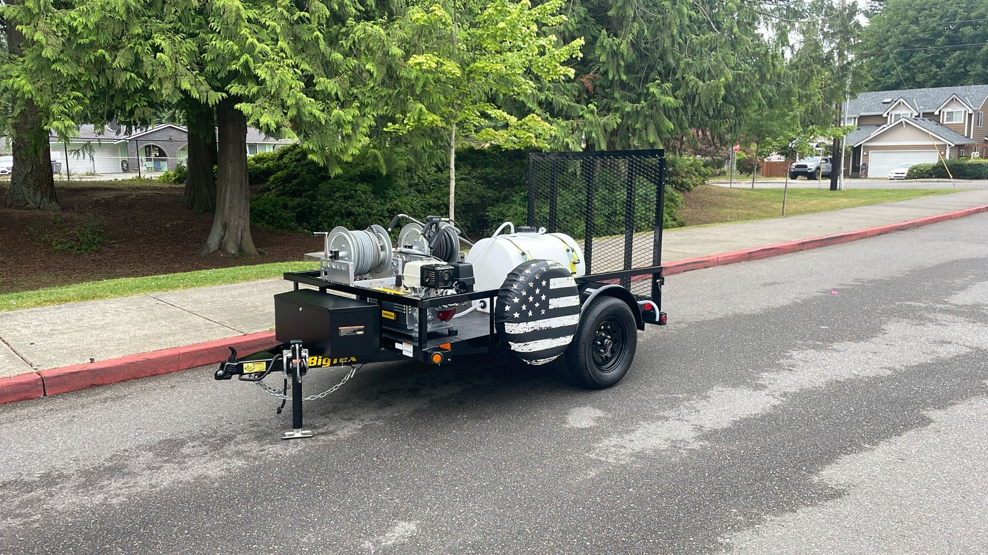 Barely Used Commercial Pressure Washer Trailer