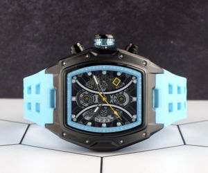 IceTime 45mm Men's Blue Black Dial Steel Mens Watch 0.10ct Diamonds IT24