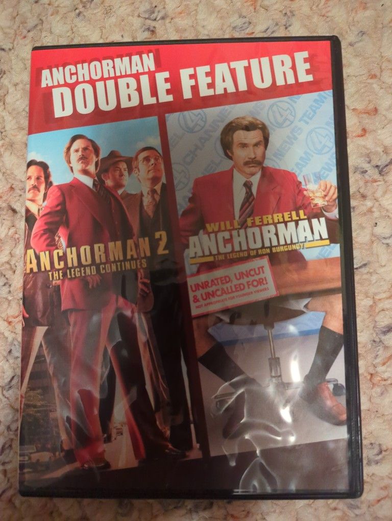 Anchorman The legend of Ron Burgundy Uncut and Anchorman 2. The legend continues