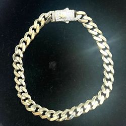 14k 9" Gold Monaco Bracelet $$$On Sale$$$