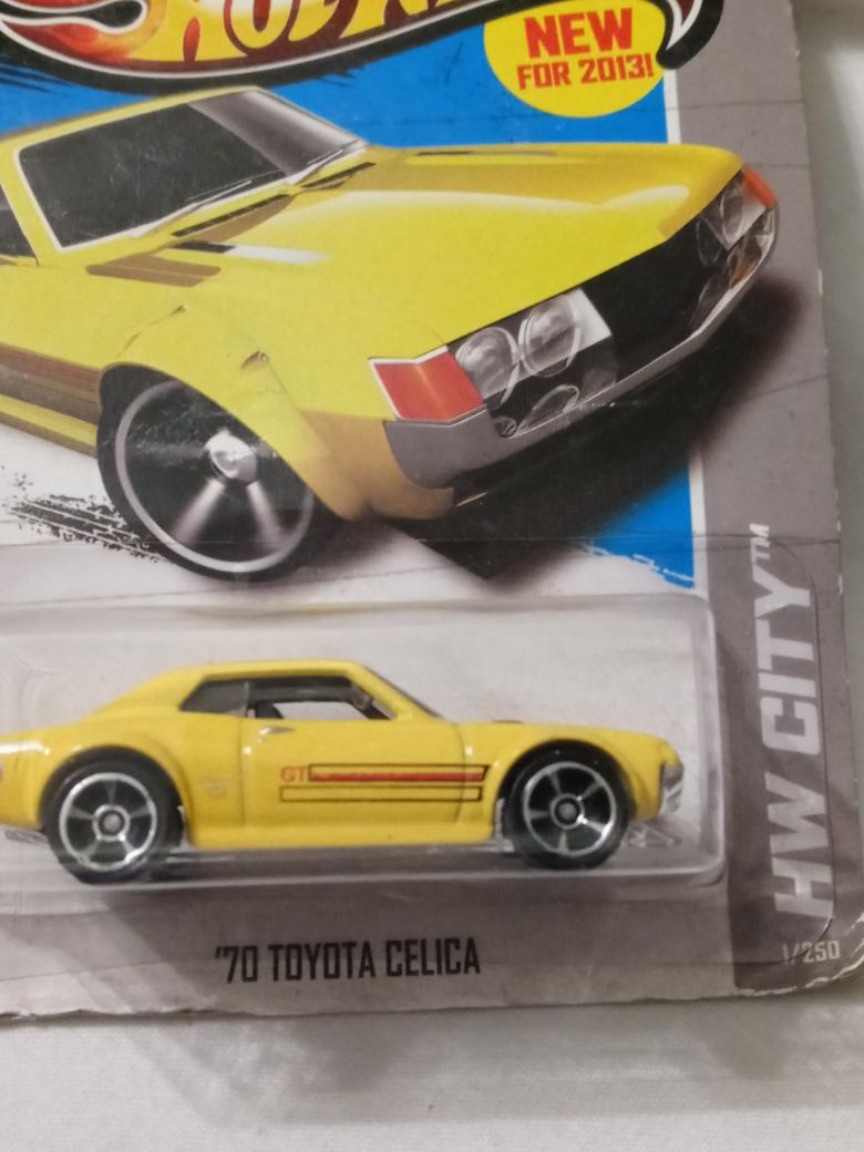 Hot Wheels HW City 1/250 Yellow '70 Toyota Celica