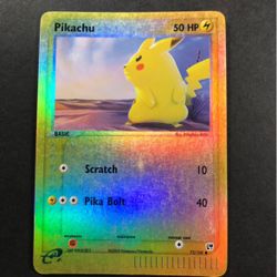 Vintage E Reader Pikachu Reverse Holo Pokémon card