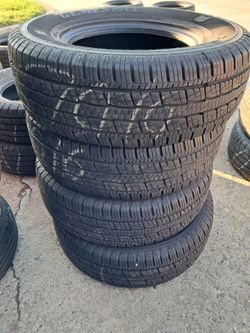 4 GENERAL GRABBER 255 70 16 TIRES GREAT SHAPE