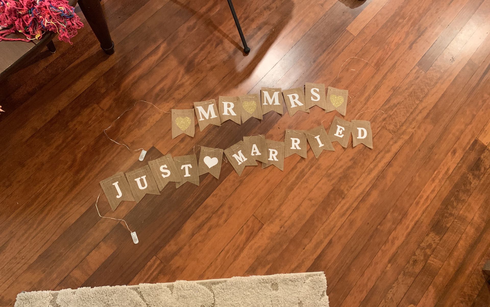Mr & Mrs and Just Married Signs