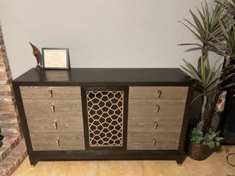 Dresser (8 drawers & 3 shelf cabinet)