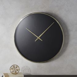 Modern Minimalist 24” Wall Clock