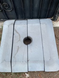 Base plástica para una sombrilla ⛱️