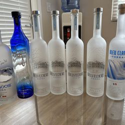 Empty Bottles Belvedere 