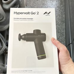 NEW Hyperice Hypervolt Go 2 Portable Percussion Massager TSA✓ Black SEALED