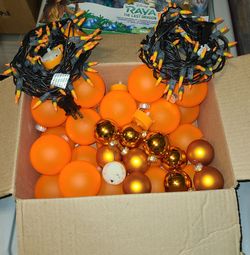Halloween lights & spheres all for $15