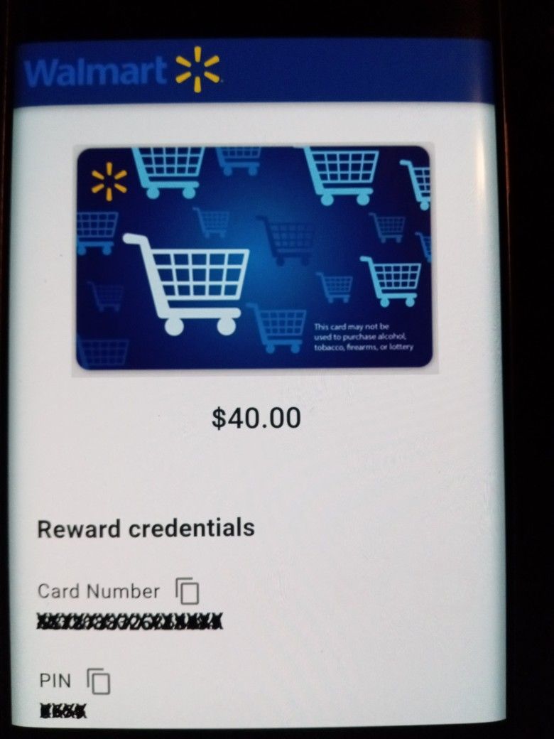 Walmart E Gift Card