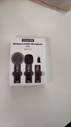 GoorDik Wireless Lavalier Microphone 2T1R J26