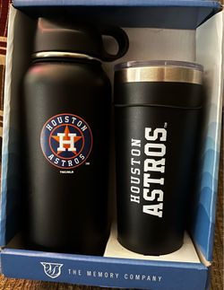 Astros water bottle/tumbler set