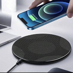 15W Wireless Fast Charger Compatible With IPhone 16/15/14/13 Pro, S25/S24/ S23/S22 Ultra/S21 Note20, Pixel 8/7 Pro, Mate60, Mi 13. Lightweight And Por
