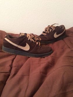 Chocolate brown Nike Dunk SB