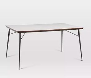 West Elm Paulson Dining Table White Laminate for Sale in New