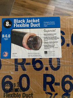 NEW Imperial 8” x 25’ R-6 Insulated Flexible Duct