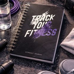 Fitness Journal for Men Workout Planner Tracker for Weight Loss Exercise Lifting for Women Exercise Log Book Gym Bodybuilding Progress Daily Food Diar