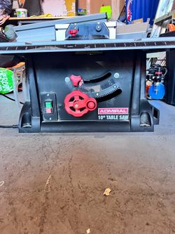 Admiral 10â Table Saw