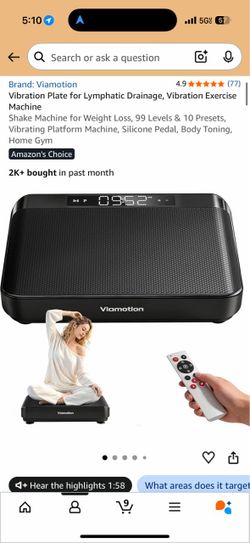Viamotion Vibration Plate Exercise Machine