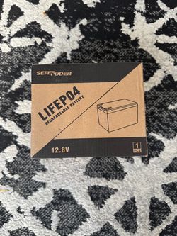 SEFEPODER 12.8V LiFePO4 Replacement Battery for Kids Ride-On Vehicle