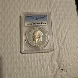 1972 ONE DOLLAR ..SILVER..CERTIFICADA